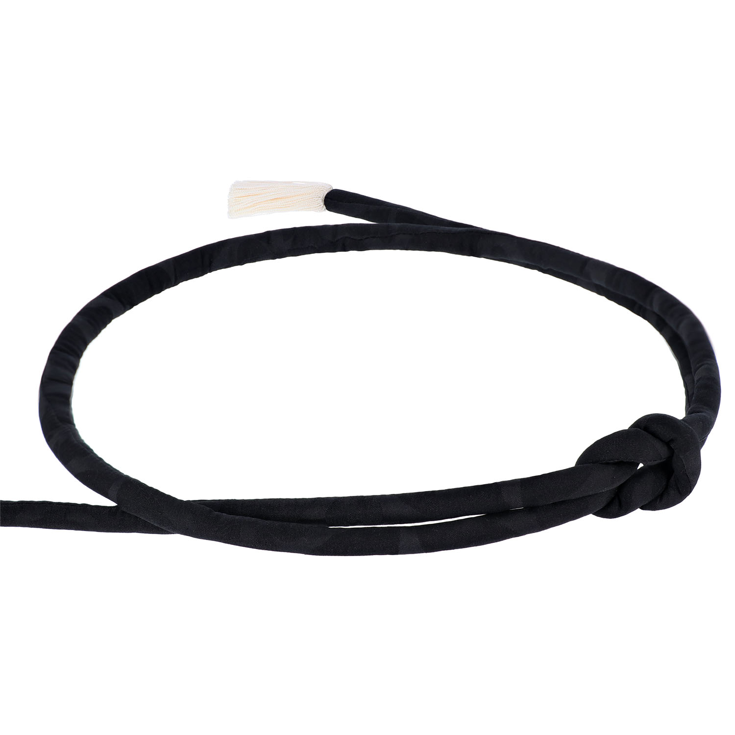 帯締め 丸ぐけ-黒 GU244