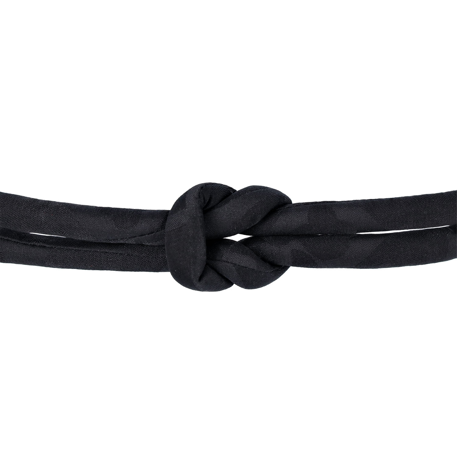 帯締め 丸ぐけ-黒 GU244