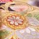 成人式振袖レンタル オレンジ×紫 松竹梅桜藤に鶴(絹)