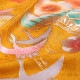 成人式振袖レンタル オレンジ×紫 松竹梅桜藤に鶴(絹)
