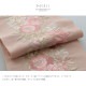 半衿 刺繍半衿 単品 silelly シルエリー「ローズ ミスティピンク」日本製