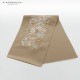 半衿 刺繍半衿 単品 silelly シルエリー「ローズ ベージュ」日本製