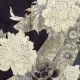 グレー　牡丹に熨斗（【振袖・袋帯・長襦袢のセット商品】）
