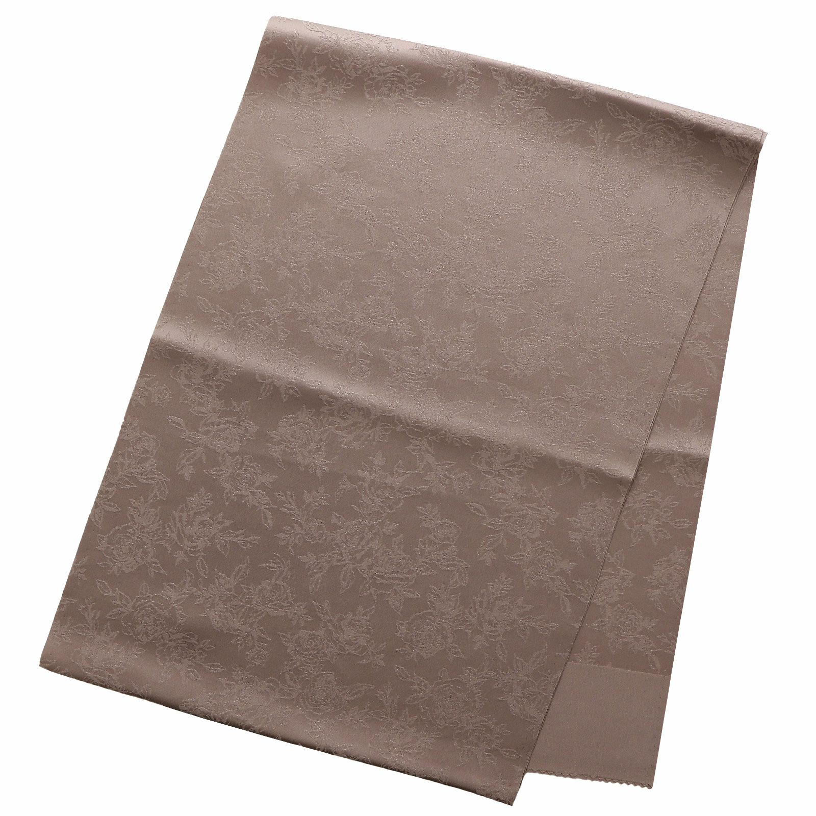 正絹帯揚げ「灰ローズ色の地にぼかしと金糸の菊の模様」 正絹帯揚げ「灰ローズ色の地にぼかしと金糸の菊の模様」 | 帯あげ