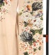 ジャパンスタイル　ライトアプリコット　菊に桜（【振袖・袋帯・長襦袢のセット商品】）