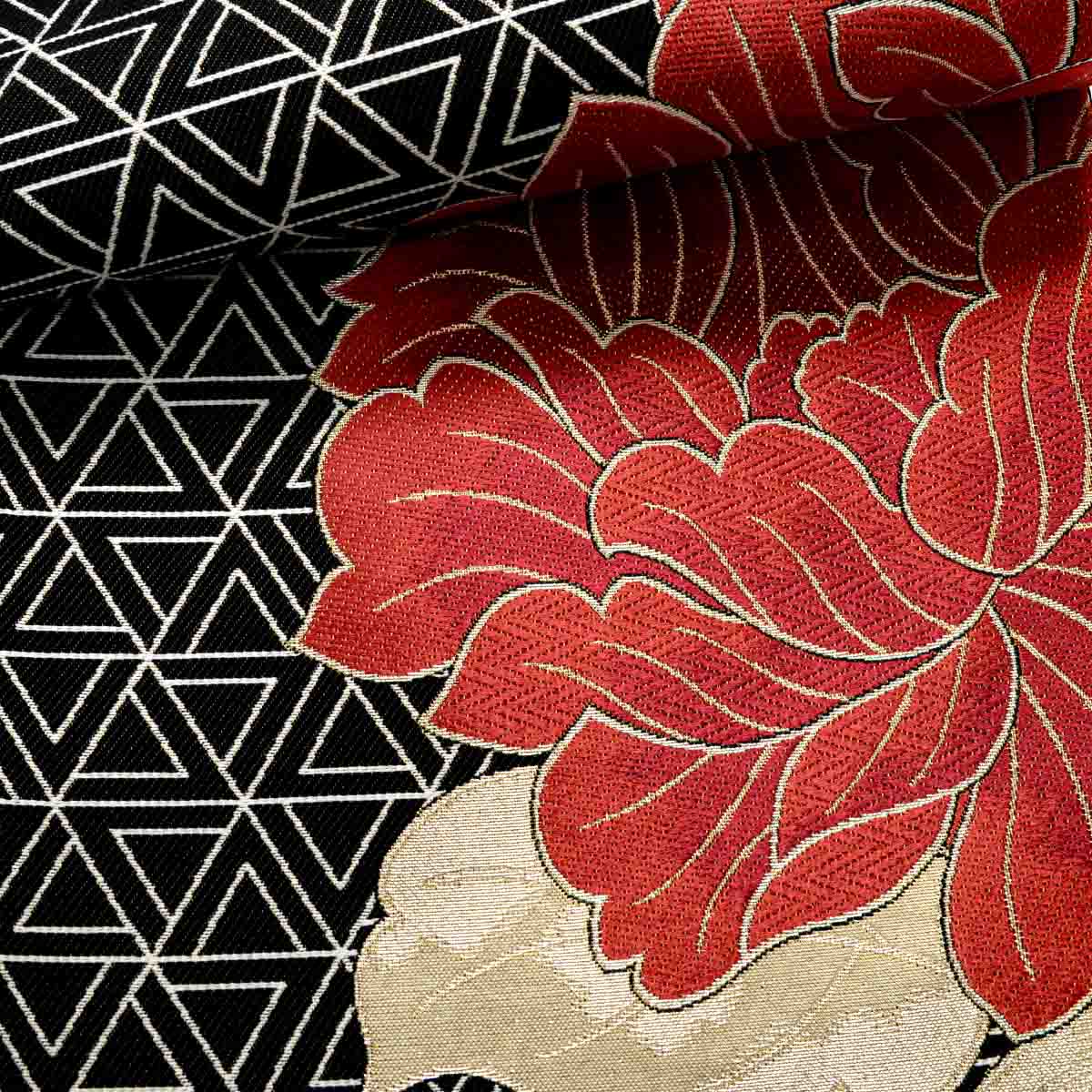 SACRA 白　牡丹に桜　雪輪（【振袖・袋帯・長襦袢のセット商品です】）