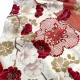 SACRA 白　牡丹に桜　雪輪（【振袖・袋帯・長襦袢のセット商品です】）