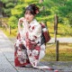 SACRA 白　牡丹に桜　雪輪（【振袖・袋帯・長襦袢のセット商品です】）