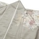 SIA グレー　百合に花丸文（【振袖・袋帯・長襦袢のセット商品です】）