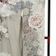 吉木千沙都 赤紫×グレー　百花孔雀の羽（【振袖・袋帯・長襦袢・小物のセット商品です】）