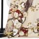 東京レトロ サンドベージュ　花丸文に桜（【振袖・袋帯・長襦袢のセット商品です】）