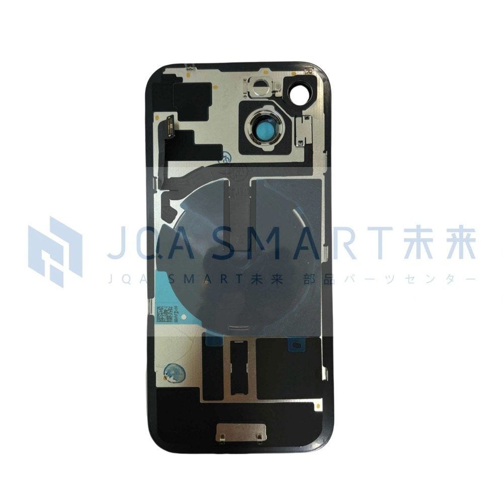 A05-08-8/バックパネル iPhone 15 ブラック ロゴ無し【Qi