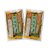 (5F-006)大沢の野沢菜漬け650g×2袋（Y）【11月上旬～発送予定】