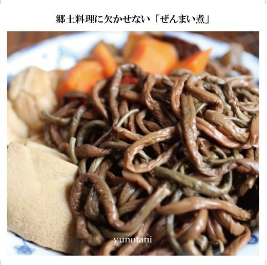 魚沼産天然ぜんまい 中太 1kg 新潟直送計画】ぜんまいの通販 ギフト お取り寄せ