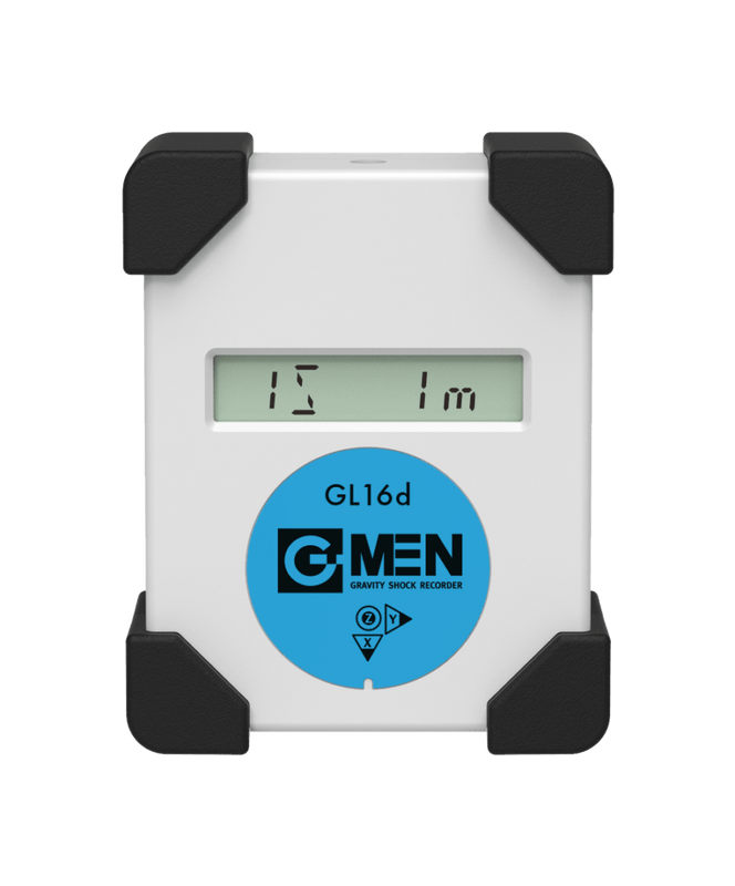 【新機種】G-MEN GL16d（16G用）（振動衝撃/温湿度レコーダー/Bluetooth搭載モデル）