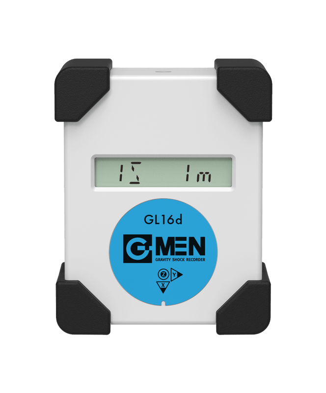 G-MEN GL16d｜輸送振動データロガー・衝撃／温湿度レコーダー（Bluetooth搭載）