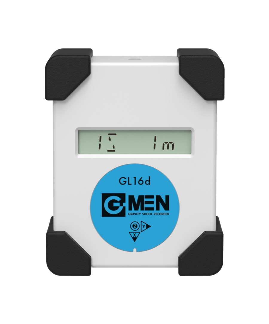 【新機種】G-MEN GL16d（16G用）（振動衝撃/温湿度レコーダー/Bluetooth搭載モデル）