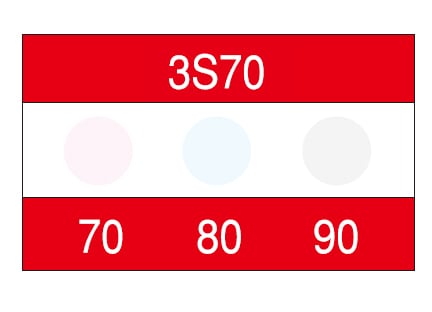 サーモカラーセンサー 3S75 (3点式・75-85-95℃)