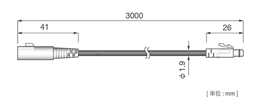 【価格問い合わせ】おんどとり オプション センサ延長ケーブル TR-3C30