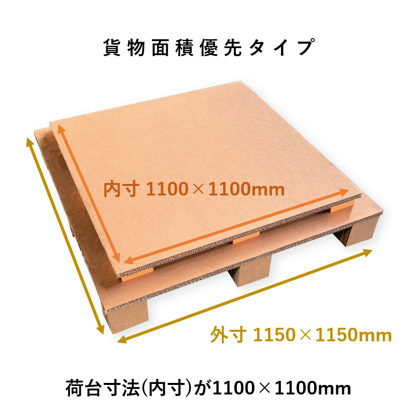 NBK防振パレット®（強化段ボール製）