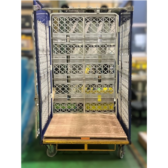 NBK防振パレット®(ロールボックス用衝撃吸収フロア)木製タイプ