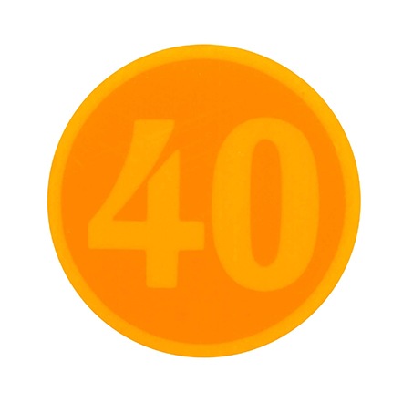 数字サーモワッペン WR-50 （可逆・1点式・変色温度50℃）