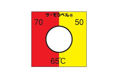 組合せサーモラベル TB-75(可逆・不可逆・3点式・75℃)