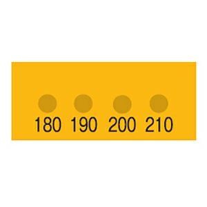 真空用サーモラベル VL-40 (4点式・40~55℃)