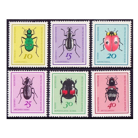 73260セール現品限　外国切手　東ドイツ発行魚6種揃 73260セール現品限 外国切手 東ドイツ発行魚6種揃 73260セール現品限