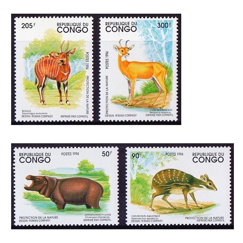 コンゴ | ☆外国切手アウトレット☆,動物 | 切手の専門店・ネット通販