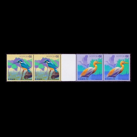 水辺の鳥シリーズ】第6集 カワセミ他 | すべての商品 | 切手の