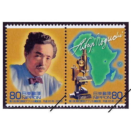 第1回野口英世アフリカ賞 | 記念・特殊切手 2000-09年,2008年発行