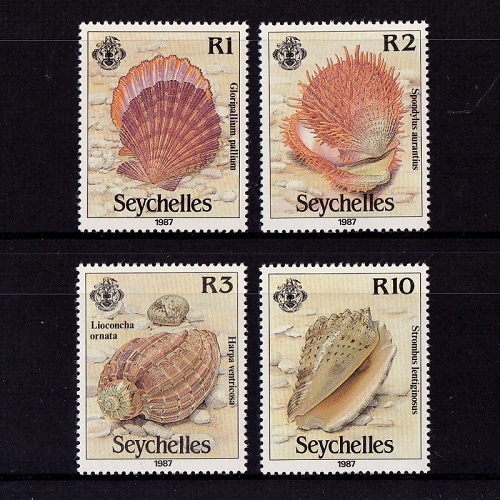 4196 外国切手　ニカラグア 海洋生物 切手 シート　未使用 セイシェルズ | ☆外国切手アウトレット☆,動物,海中の生物（魚・貝etc