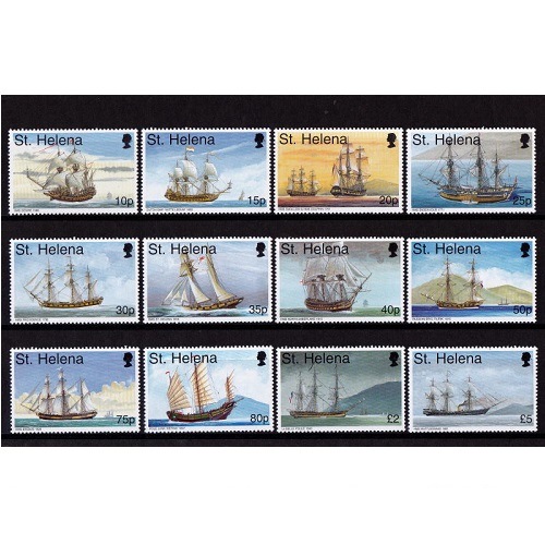 76573セール現品限　外国切手　セントヘレナ発行希少植物4種揃 トリスタンダクーニャ島への帰還10周年記念切手 4種セット イギリス領