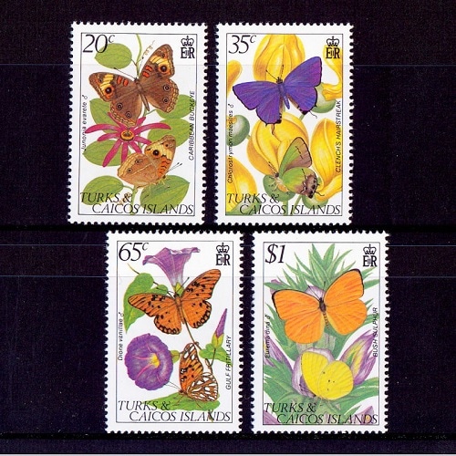 1962 外国切手 タークス・カイコス諸島 花と植物14種完セット 高額面 タークス・カイコス諸島 | ☆外国切手アウトレット☆ | 切手の専門店