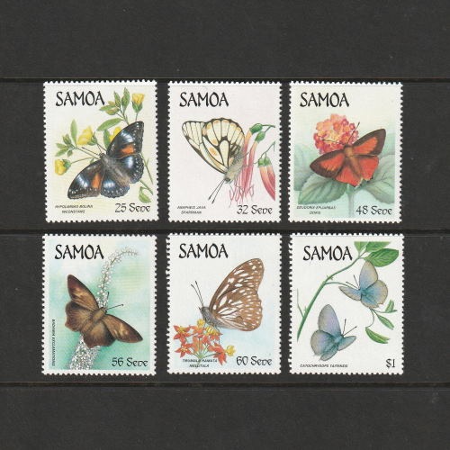 サモア | ☆外国切手アウトレット☆,昆虫,蝶 | 切手の専門店・ネット