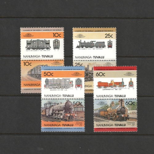 ナヌマンガ（ツバル） | ☆外国切手アウトレット☆,乗り物,鉄道 | 切手