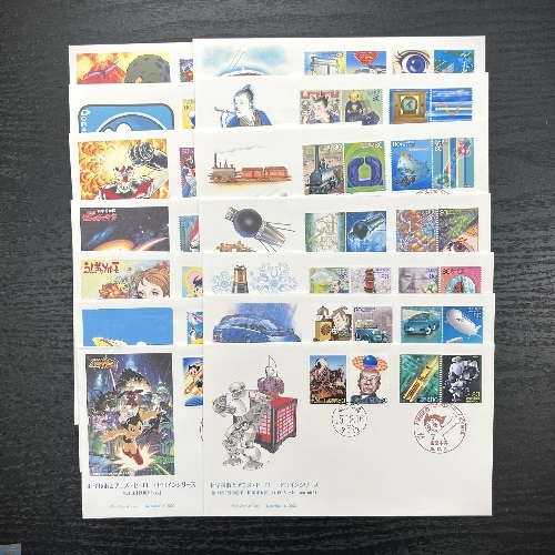 科学技術とアニメ・ヒーロー・ヒロインシリーズ 初日カバー 全7集（14