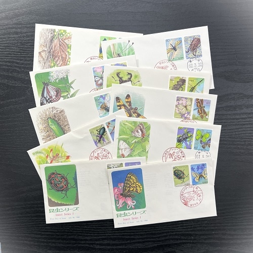 昆虫シリーズ 初日カバー 全5集（10種） セット | 初日カバー（FDC