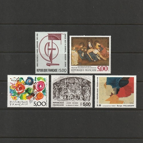 【値下げ/アンティーク】フランス画壇名画切手コレクション I & II 計2冊 値下げ/アンティーク】フランス画壇名画切手コレクション I & II 計2冊