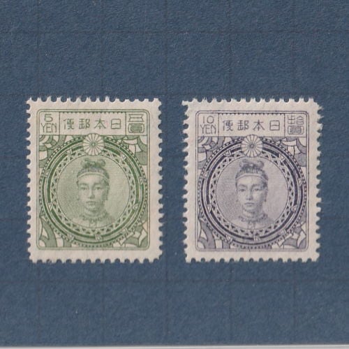 □現品画像□ 新大正毛紙 5円・10円額面 単片 2種セット 美品 | 通常