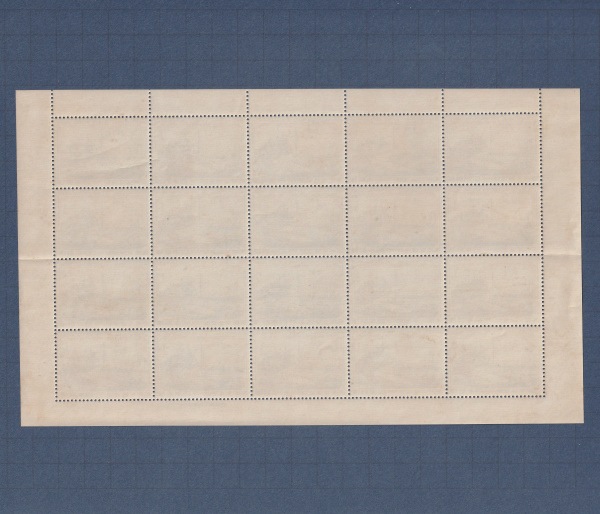 523★1959年　国際文通週間　桑名　20面シート　計2枚 □現品画像□ 国際文通週間 1959年 桑名 シート 難あり品 | プレミア