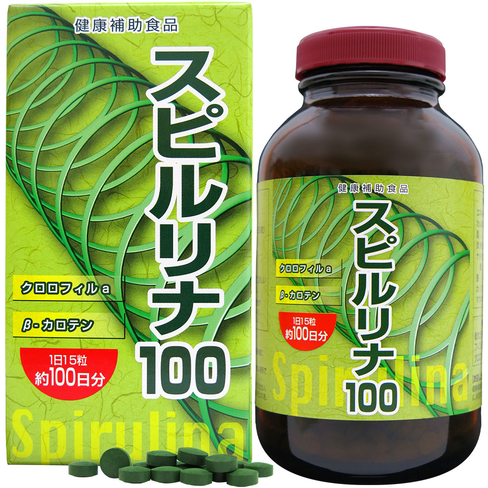 定期購入】スピルリナ100 (約1,550粒)【宅配便】 | ヘルスケア