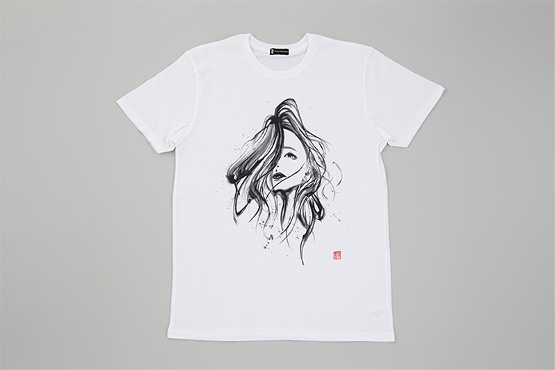 Tシャツ Lady（レディ） | 墨絵・陶墨画アーティスト 西元祐貴 Yu-ki