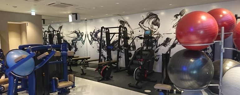 スポーツジム「Fit＆GO」壁画制作