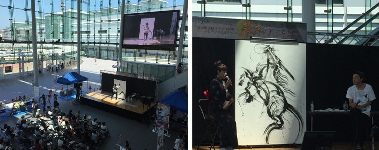 「幕末明治・福井150年博」にてLIVEペイントを開催