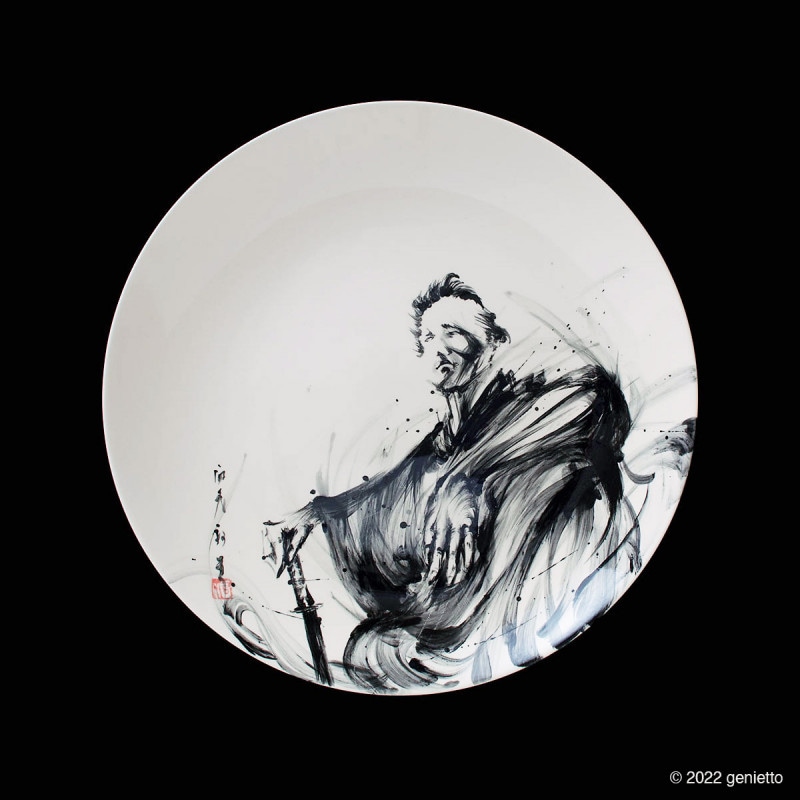 陶墨皿 | 墨絵・陶墨画アーティスト 西元祐貴 Yu-ki Nishimoto