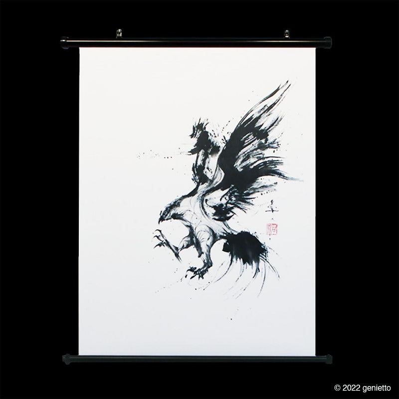 タペストリー | 墨絵・陶墨画アーティスト 西元祐貴 Yu-ki Nishimoto