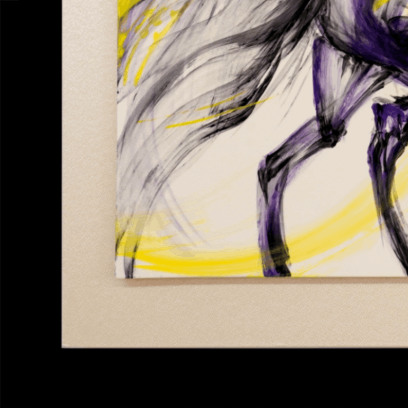 パネル・額装について
本作品には、作品を固定するパネルが付