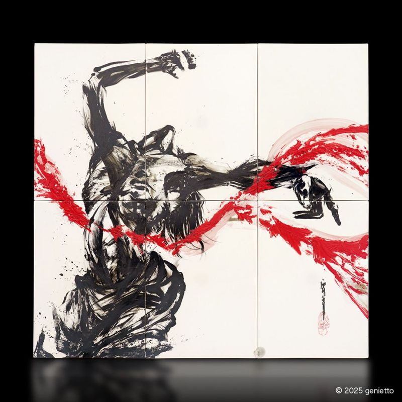 陶墨画 | 墨絵・陶墨画アーティスト 西元祐貴 Yu-ki Nishimoto